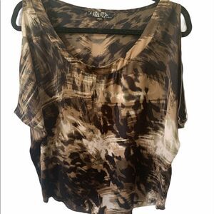 Guess Open Sleeve Blouse Sz S